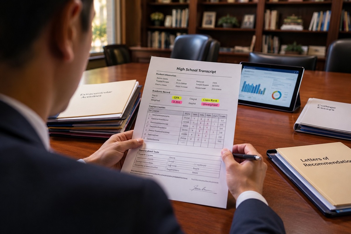 How colleges evaluate your high school transcript